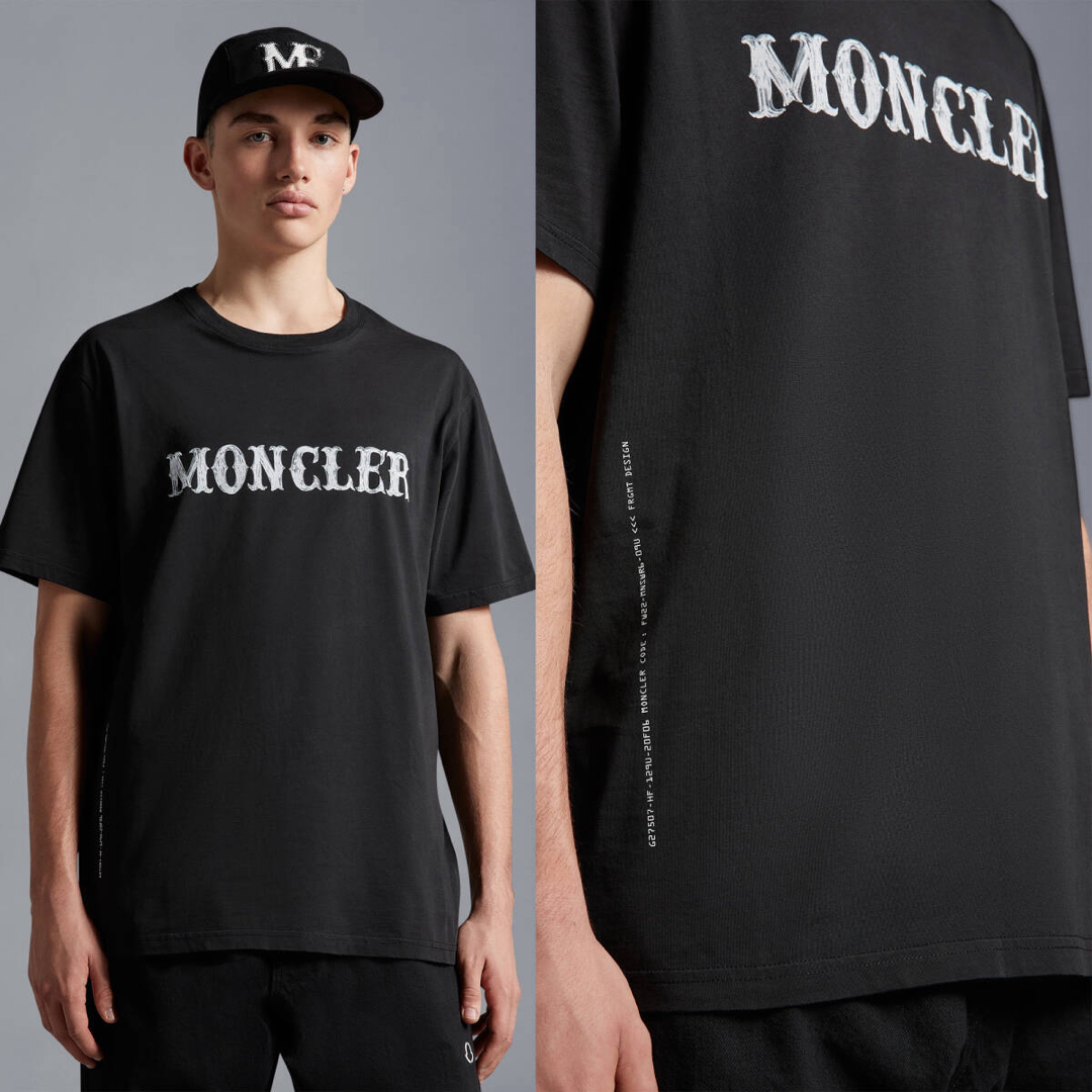 新品MONCLER FRGMT モンクレールジーニアスフラグメントロゴTシャツS