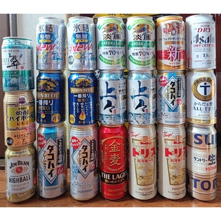 【匿名配送】ビール、焼酎、ハイボール、ノンアルコールビール21本詰め合わせ(ビール)