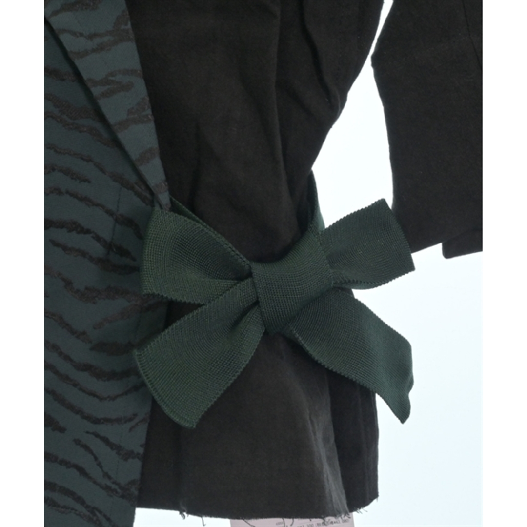 TOGA(トーガ)のTOGA トーガ ブラウス 36(S位) 緑x黒(総柄) 【古着】【中古】 レディースのトップス(シャツ/ブラウス(長袖/七分))の商品写真