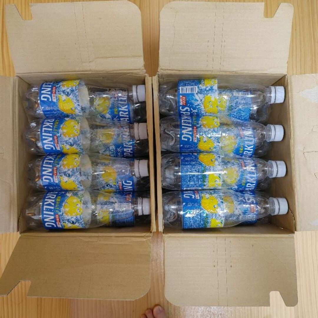 48本 空ペットボトル 強炭酸水 空容器 500ml 24本×2箱スパークリングの