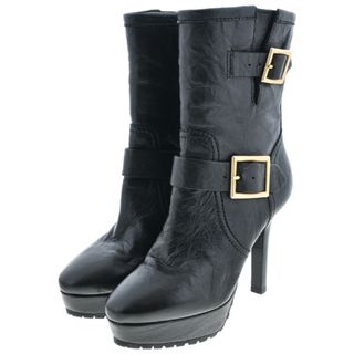 ジミーチュウ(JIMMY CHOO)のJIMMY CHOO ジミーチュー ブーツ EU35(21.5cm位) 黒 【古着】【中古】(ブーツ)