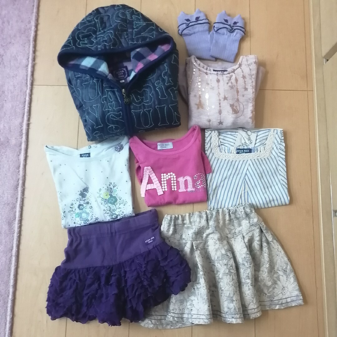 ANNA SUI mini(アナスイミニ)のANNA SUI mini ８点 まとめ売り 110cm キッズ/ベビー/マタニティのキッズ服女の子用(90cm~)(ジャケット/上着)の商品写真