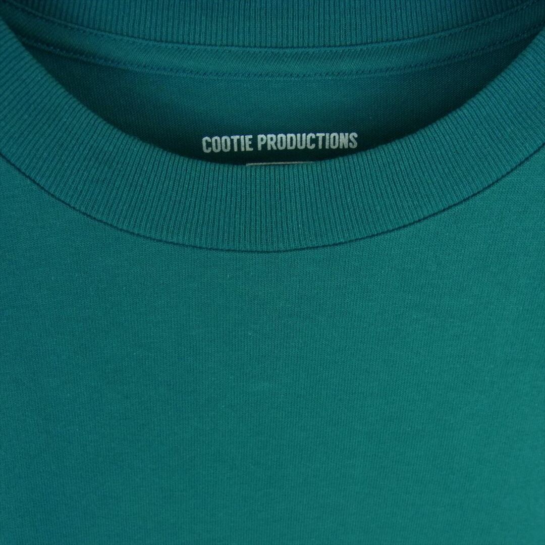 COOTIE(クーティー)のCOOTIE クーティー CTE-21S310 Open End Yarn Error Fit S/S Tee オーバーサイズ 半袖 Tシャツ ブルー系 グリーン系 青緑系 M【新古品】【未使用】【中古】 メンズのトップス(Tシャツ/カットソー(半袖/袖なし))の商品写真