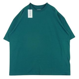 クーティー(COOTIE)のCOOTIE クーティー CTE-21S310 Open End Yarn Error Fit S/S Tee オーバーサイズ 半袖 Tシャツ ブルー系 グリーン系 青緑系 M【新古品】【未使用】【中古】(Tシャツ/カットソー(半袖/袖なし))