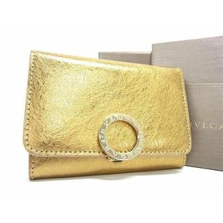 ブルガリ(BVLGARI)の■新品■未使用■ BVLGARI ブルガリブルガリ レザー カードケース カード入れ 名刺入れ レディース ゴールド系 AU9868 (その他)