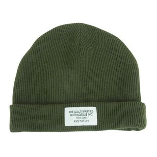 WACKO MARIA - WACKO MARIA ワコマリア 13AW-CAP-04 ウール ニット キャップ ビーニー 日本製 カーキ系【中古】