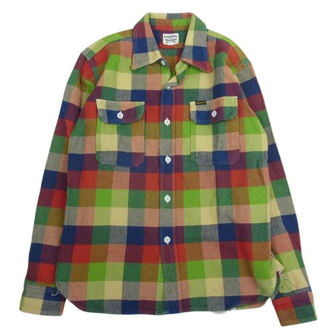 PHERROW'S(フェローズ)のPherrow's フェローズ 長袖シャツ HEAVY FLANNEL SHIRTS ヘビーネル シャツ マルチカラー系 38【中古】 メンズのトップス(シャツ)の商品写真