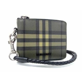 バーバリー(BURBERRY)の■新品■未使用■ BURBERRY バーバリー ノバチェック レザー ラウンドファスナー 財布 ウォレット 小銭入れ 札入れ カーキ系 BF5915 (財布)