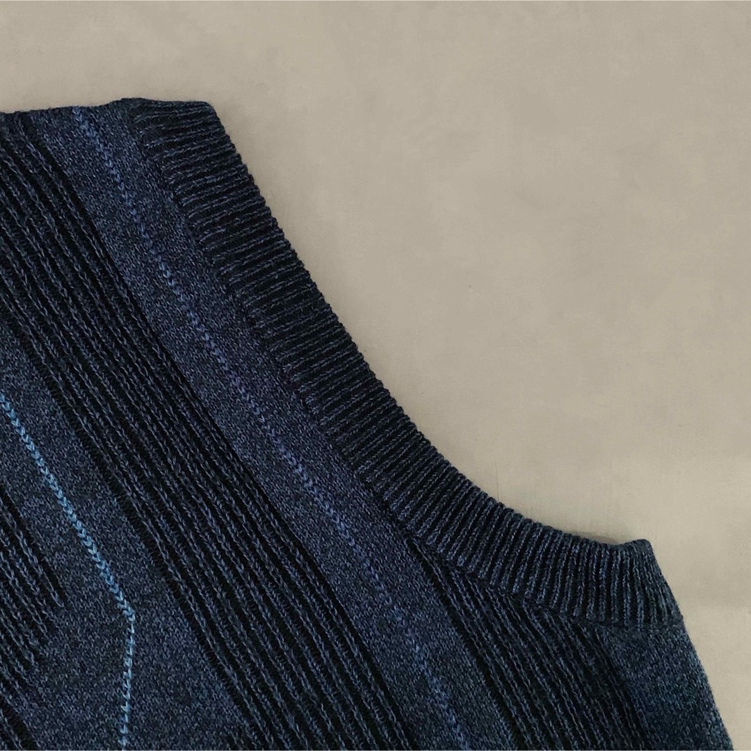 ドイツ製 “FISCHER” Rib Knit Vest / メリノウール混 メンズのトップス(ベスト)の商品写真