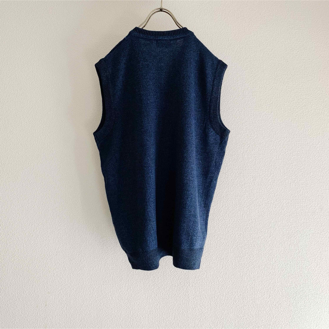 ドイツ製 “FISCHER” Rib Knit Vest / メリノウール混 メンズのトップス(ベスト)の商品写真