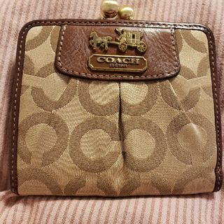 COACH - 【新品】コーチ 財布 二つ折り財布 COACH グリッター パテント