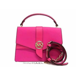 マイケルコース(Michael Kors)の■新品同様■ MICHAEL KORS マイケルコース レザー ターンロック 2WAY クロスボディ ハンドバッグ ショルダー ピンク系 AV7029(その他)