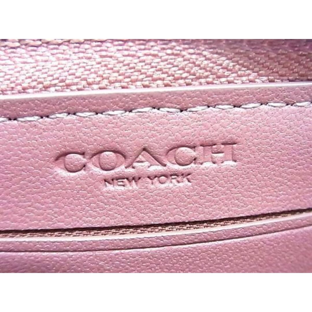 COACH(コーチ)の■新品■未使用■ COACH コーチ レザー コインケース コインパース 小銭入れ レディース ピンク系 AU9877  レディースのファッション小物(財布)の商品写真