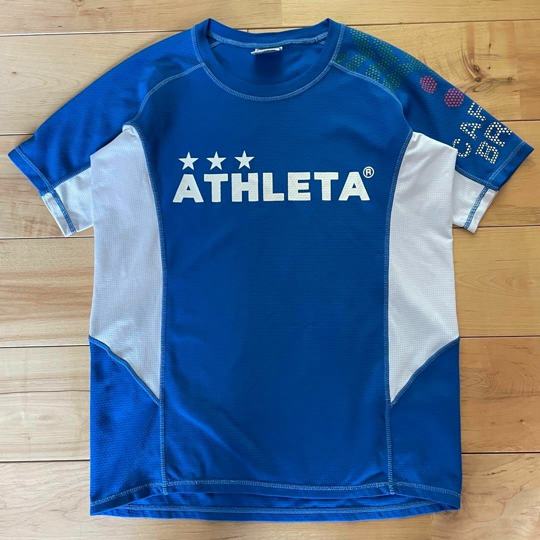 ATHLETA(アスレタ)の★ATHLETA アスレタジュニア半袖プラクティスシャツ150サイズbe スポーツ/アウトドアのサッカー/フットサル(ウェア)の商品写真