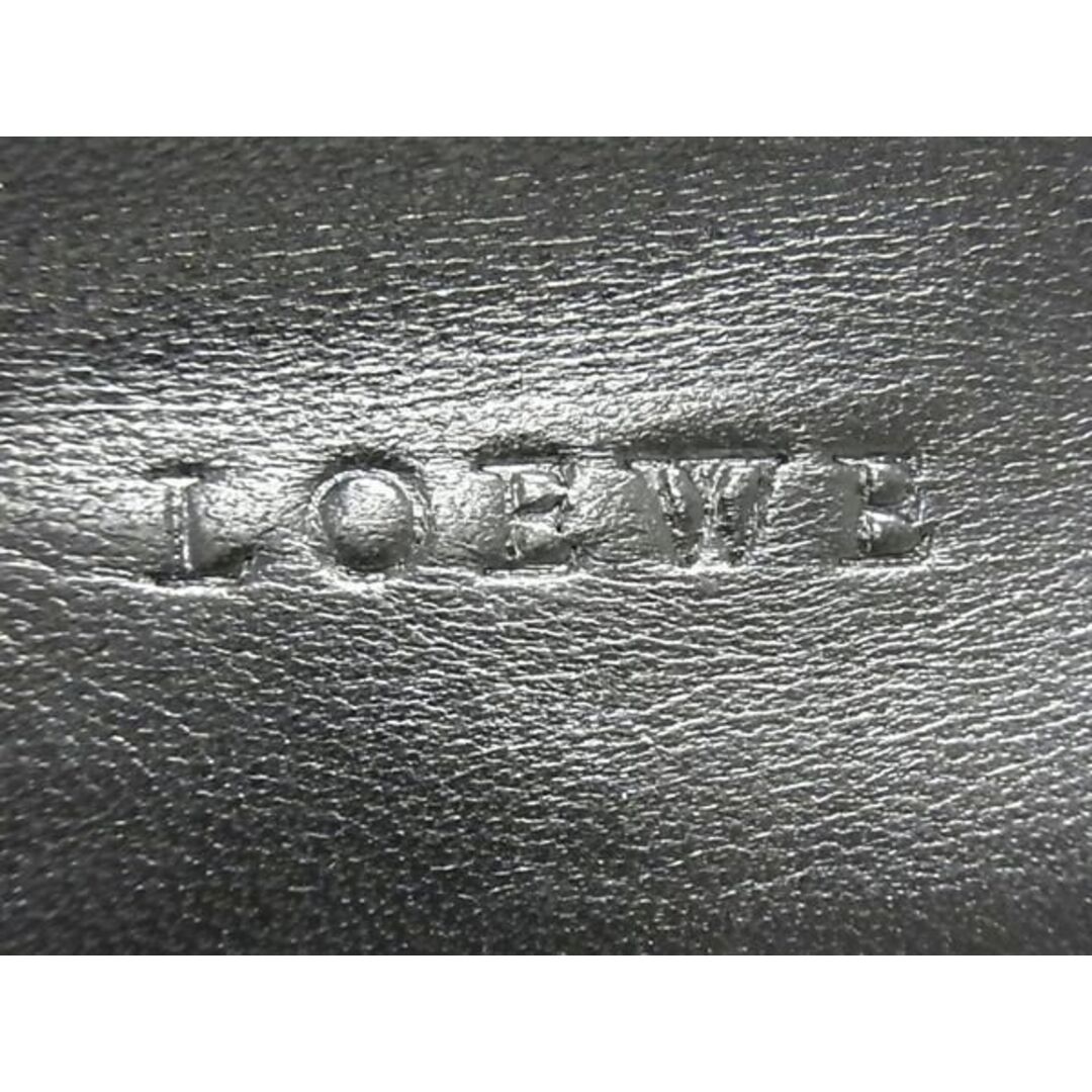 LOEWE(ロエベ)の■新品■未使用■ LOEWE ロエベ アストラカンファー×ナッパレザー ポーチ マルチケース 小物入れ レディース ブラック系 AV5418  レディースのファッション小物(その他)の商品写真