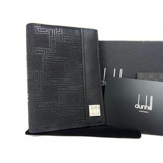 ■新品■未使用■ dunhill ダンヒル PVC×レザー カードケース カード入れ 名刺入れ メンズ ブラック系 BJ0324 