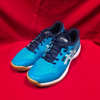 アシックス(asics)のバドミントン アシックス シューズ 1071A088-401ブルー 27.0cm(バドミントン)