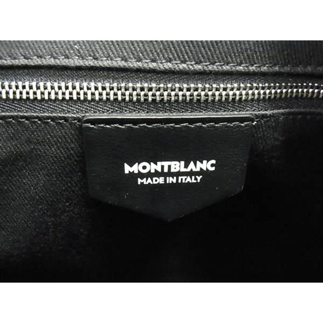 MONTBLANC(モンブラン)の■新品同様■ MONT BLANC モンブラン レザー クラッチバッグ セカンドバッグ メンズ レディース ブラック系 AV7586  メンズのバッグ(その他)の商品写真