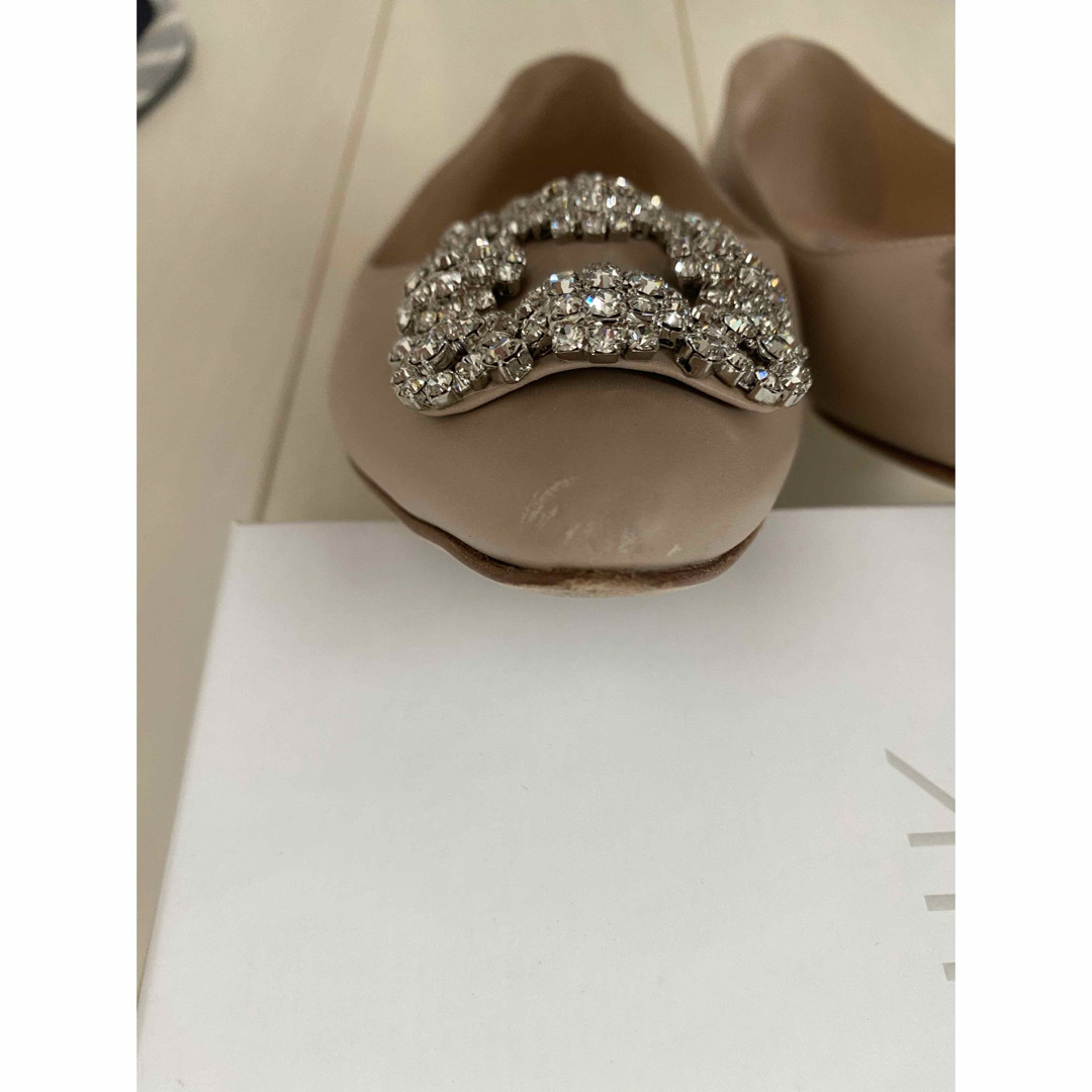 MANOLO BLAHNIK(マノロブラニク)のマロノブラニク‪‪❤︎‬ フラットシューズ  37.5 レディースの靴/シューズ(ハイヒール/パンプス)の商品写真