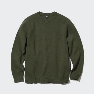 ユニクロ(UNIQLO)のウォッシャブルミラノリブセーターMサイズ(ニット/セーター)