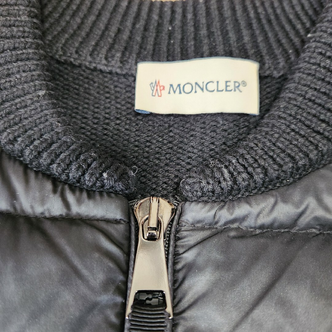 MONCLER(モンクレール)のMONCLER ダウンジャケット ニット レディースのジャケット/アウター(ダウンジャケット)の商品写真