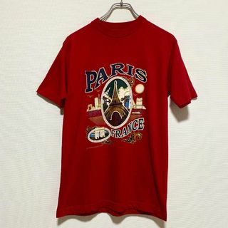 ヴィンテージ(VINTAGE)のアメリカ古着　半袖 Tシャツ　PARIS エッフェル塔　フランス　E183(Tシャツ/カットソー(半袖/袖なし))