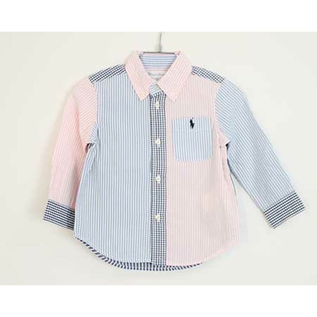 Ralph Lauren(ラルフローレン)の〓ラルフローレン/Ralph Lauren〓85cm  長袖シャツ  白系 【中古】子供服 キッズ kids ベビー baby 男の子 女の子 春秋 tops 503042 キッズ/ベビー/マタニティのベビー服(~85cm)(シャツ/カットソー)の商品写真