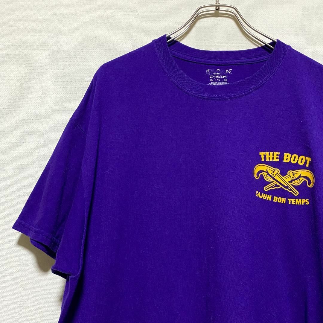 GILDAN(ギルタン)のアメリカ古着　THE BOOT レストラン　企業　半袖 Tシャツ F105 メンズのトップス(Tシャツ/カットソー(半袖/袖なし))の商品写真