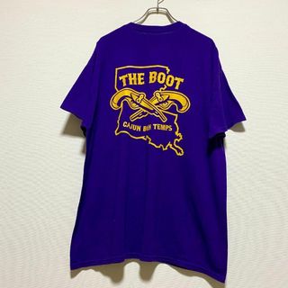 ギルタン(GILDAN)のアメリカ古着　THE BOOT レストラン　企業　半袖 Tシャツ F105(Tシャツ/カットソー(半袖/袖なし))