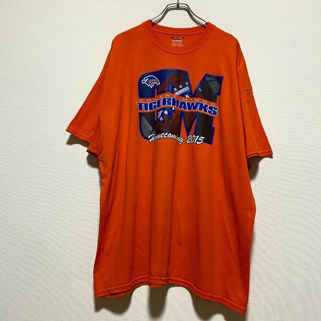 GILDAN(ギルタン)のUSA古着　ノースファイエットバレー高校 タイガーホークス アメフト F208 メンズのトップス(Tシャツ/カットソー(半袖/袖なし))の商品写真