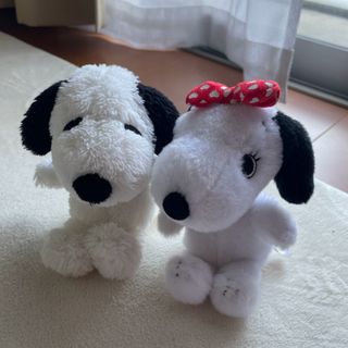 スヌーピー(SNOOPY)のスヌーピー　ぬいぐるみ　マスコット　キーホルダー　ベル(キャラクターグッズ)