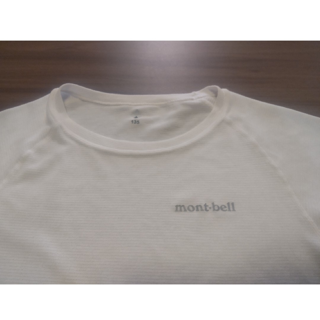 mont bell(モンベル)のモンベル キッズ  ジオラインLW Tシャツ 135 スポーツ/アウトドアのアウトドア(登山用品)の商品写真