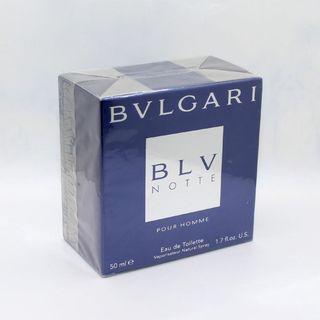 ブルガリ(BVLGARI)の未開封 ブルガリブルーノッテプールオム オードトワレ 50ml 香水(香水(男性用))