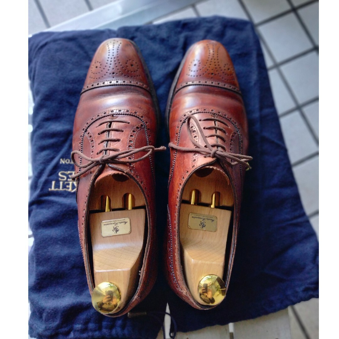 美品 保存袋付 クロケット&ジョーンズ ウェルベック 7D 美品 保存袋付 クロケット&ジョーンズ ウェルベック 7D