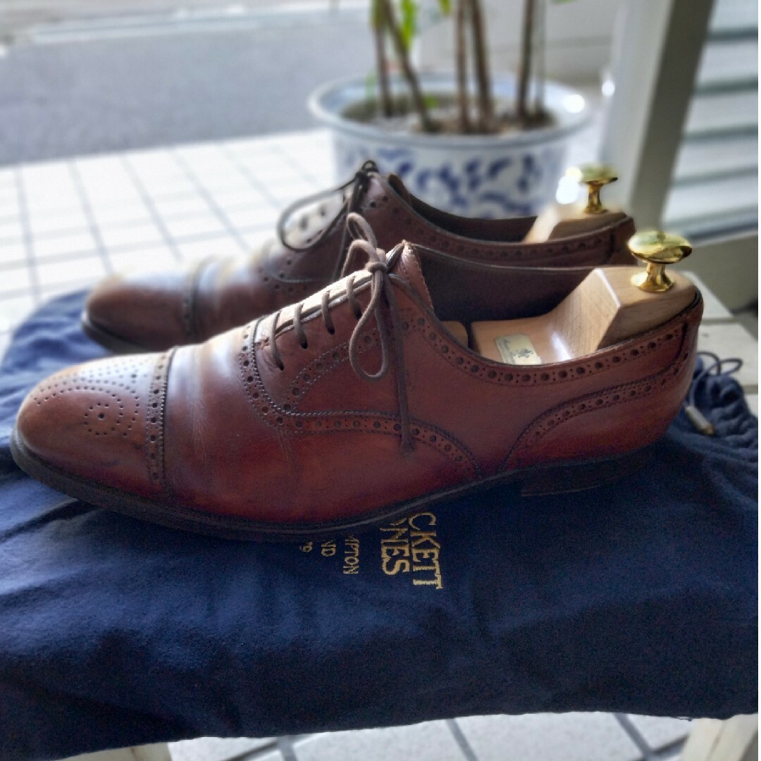 美品 保存袋付 クロケット&ジョーンズ ウェルベック 7D 美品 保存袋付 クロケット&ジョーンズ ウェルベック 7D