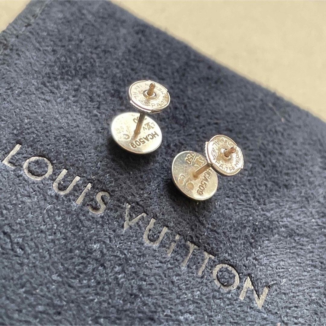 LOUIS VUITTON(ルイヴィトン)のルイヴィトン　ピュス　ドレイユクルーピアス　k18 750WG スタッズ レディースのアクセサリー(ピアス)の商品写真