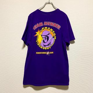 ギルタン(GILDAN)のアメリカ古着　ファントム　ファイヤーワークス　半袖　Tシャツ　企業　プリント(Tシャツ/カットソー(半袖/袖なし))