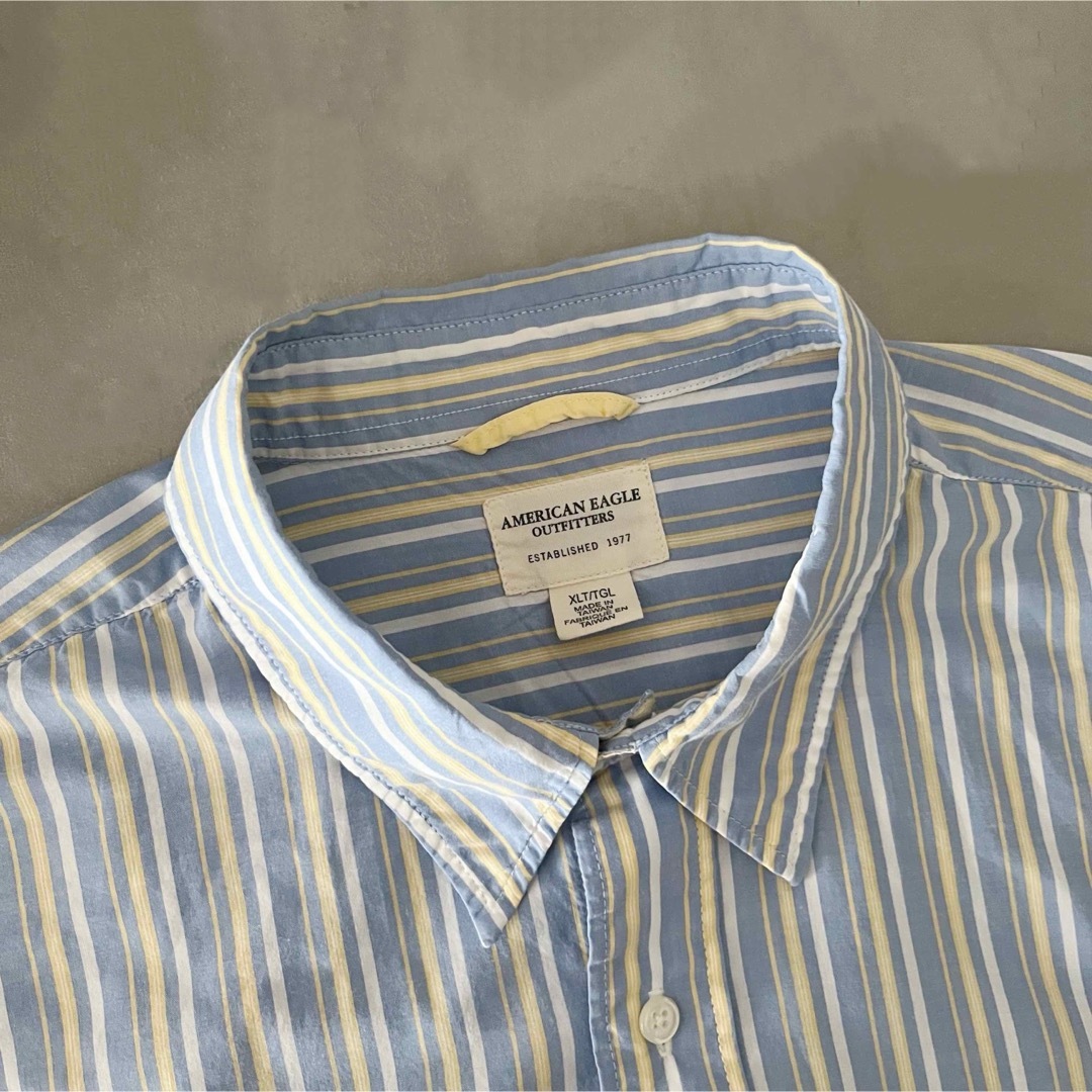 American Eagle(アメリカンイーグル)の古着 “AMERICAN EAGLE” Multi Stripe shirt メンズのトップス(シャツ)の商品写真