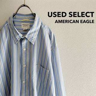 American Eagle - 古着 “AMERICAN EAGLE” Multi Stripe shirt
