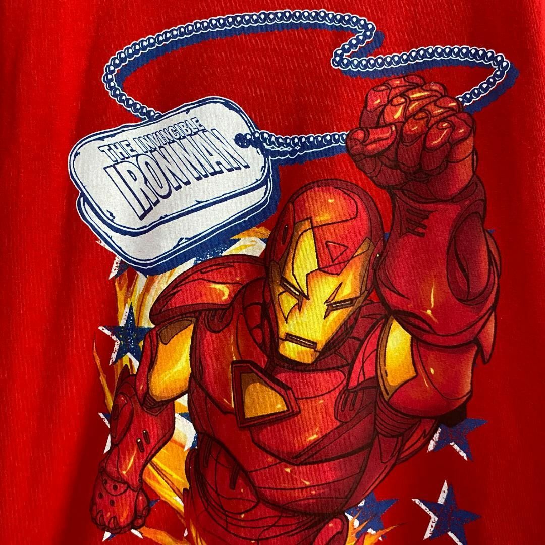 MARVEL(マーベル)のアメリカ古着　アイアンマン　マーベル　半袖　Ｔシャツ　ビッグプリント　P83 メンズのトップス(Tシャツ/カットソー(半袖/袖なし))の商品写真