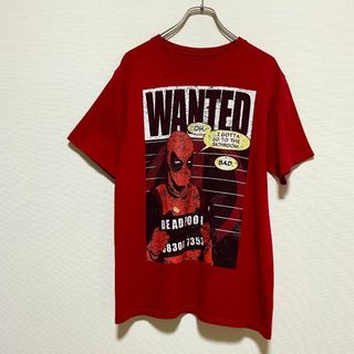 マーベル(MARVEL)のアメリカ古着　デッドプール　MARVEL　マーベル　半袖 Tシャツ 手配書(Tシャツ/カットソー(半袖/袖なし))