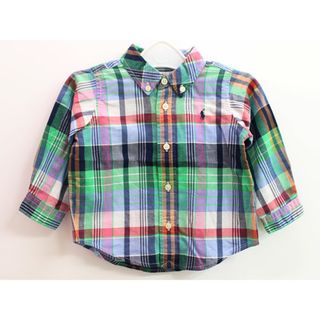 ラルフローレン(Ralph Lauren)の△ラルフローレン/Ralph Lauren△70cm 長袖シャツ マルチカラー チェック【中古】子供服 キッズ kids ベビー服 baby 男の子 春秋 429032 tops(シャツ/カットソー)