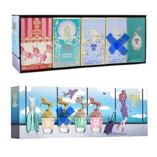 アナスイ(ANNA SUI)のアナスイミニ香水セット4種類5ml×4個ANNA SUIフレグランス(香水(女性用))