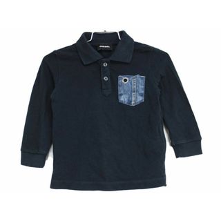 ディーゼル(DIESEL)の【値下げ!】[ディーゼルキッズ/DIESEL kids]80cm 長袖ポロシャツ 濃紺【中古】子供服 キッズ kids ベビー服 baby 男の子 春秋 629032 tops(シャツ/カットソー)