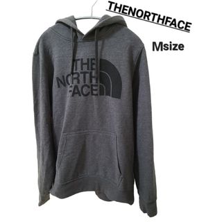 ザノースフェイス(THE NORTH FACE)のノースフェイス ロゴ プルオーバー パーカー グレー　トレーナー M(パーカー)