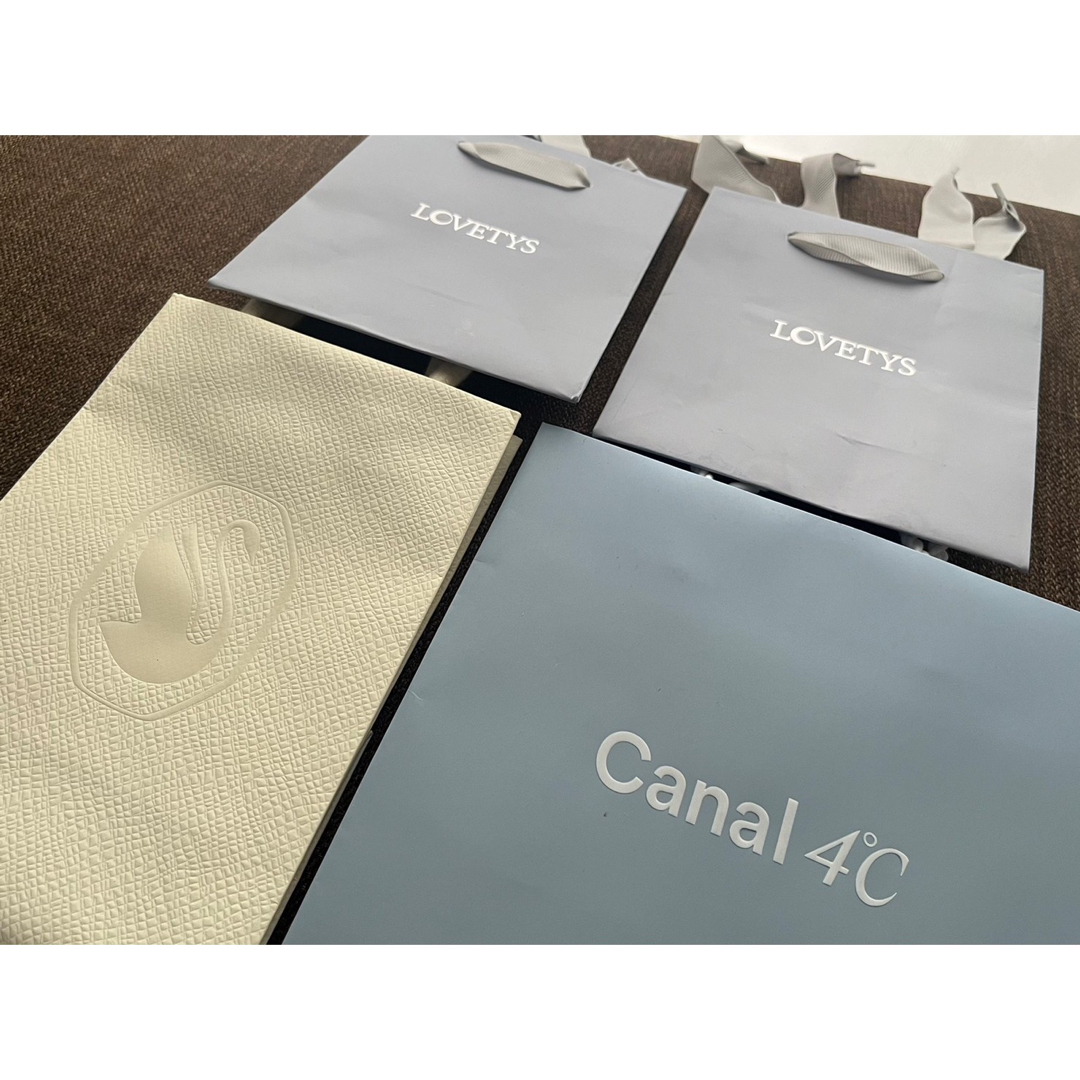 canal４℃(カナルヨンドシー)のアクセサリー 袋セット 4℃ スワロフスキー レディースのバッグ(ショップ袋)の商品写真