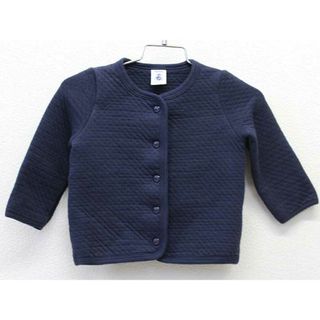 PETIT BATEAU - 【値下げ!】▽プチバトー/PETIT BATEAU▽81cm 長袖カーディガン 紺【中古】子供服 キッズ kids ベビー服 baby 女の子 春秋 409032 tops