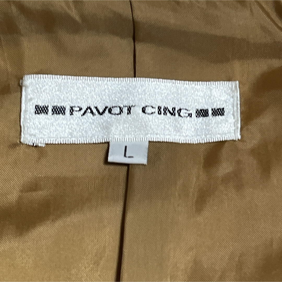 PAVOT CINGコーデュロイジャケット　ブルゾン　ジャンパー　キャメル　Ｌ レディースのジャケット/アウター(ブルゾン)の商品写真