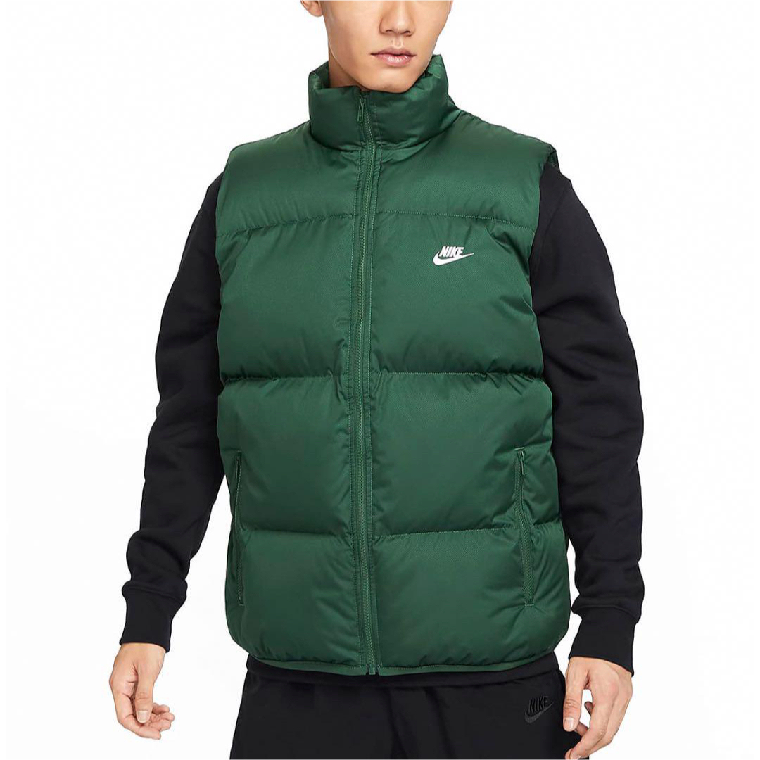 NIKE(ナイキ)の【新品】NIKE M CLUB PUFFER VEST "GREEN" メンズのジャケット/アウター(ダウンジャケット)の商品写真