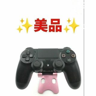 プレイステーション4(PlayStation4)の美品 PS4 コントローラー DUALSHOCK4 純正 ブラック　d-932(その他)